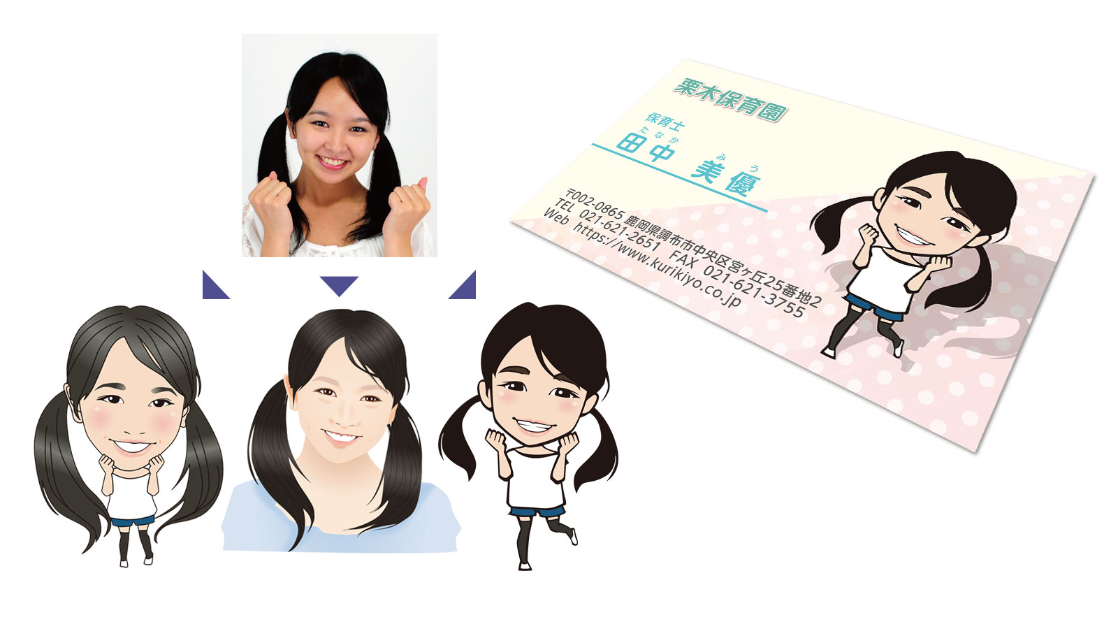 似顔絵名刺